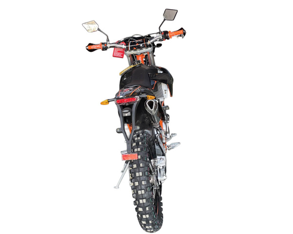 Мотоцикл кроссовый / эндуро Мотомир X - MOTOS CBRL3 чёрный/оранжевый/голубой с ПТС | Мототека