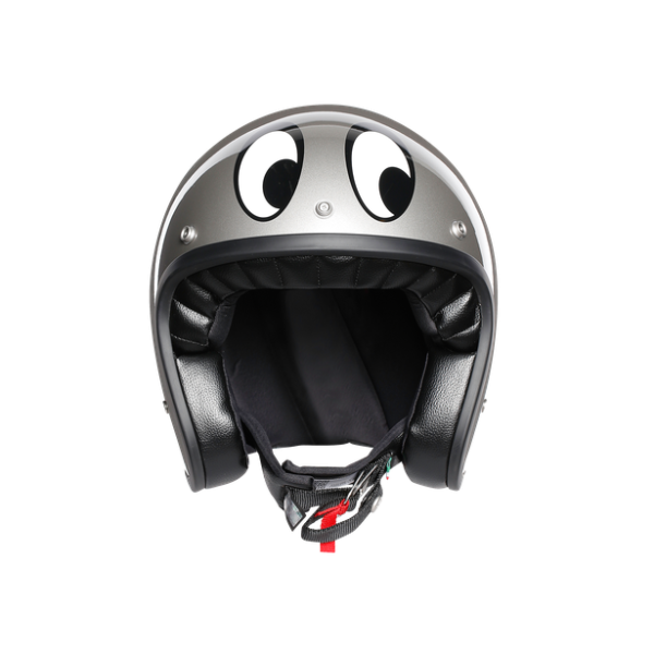 Шлем мото открытый AGV (АГВ) X70 MULTI Montjuic Silver XS | Мототека
