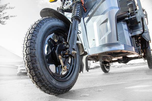 Грузовой электротрицикл Rutrike (Рутрайк) Мастер 1500 60V1000W серый | Мототека